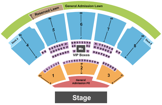 iTHINK Financial Amphitheatre Dierks Bentley Seating Chart